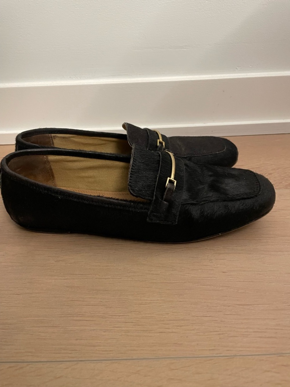 ASOS Men's Black Pony Tail Loafers - Picture 2 of 8